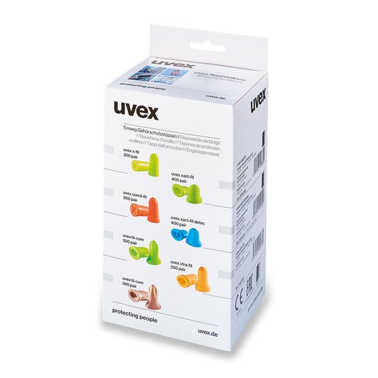 Hearing protection | uvex com4-fit refill box for "one 2 click" dispenser