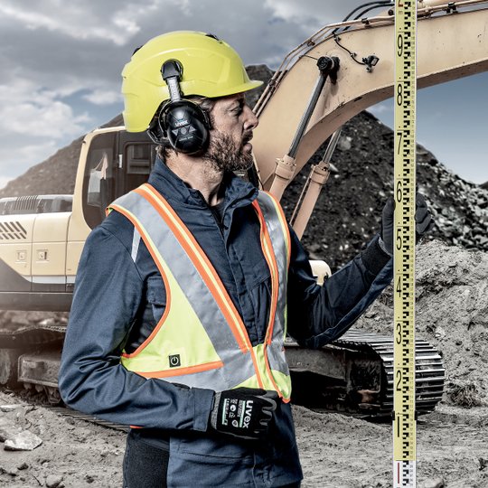 Hearing protection | uvex aXess one helmet earmuffs