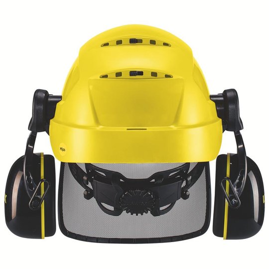 Elmetti protettivi | uvex kit forestale Mips® giallo