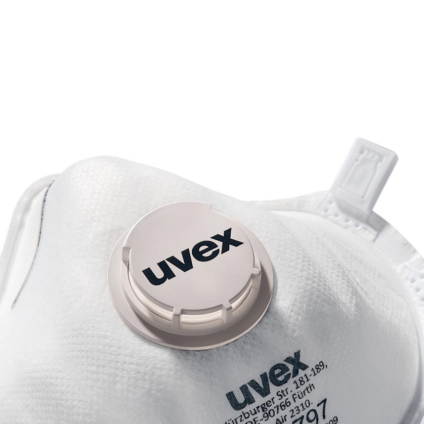 Masques de protection respiratoire | Masque de protection respiratoire coque FFP3 uvex silv-Air c 2310 planet