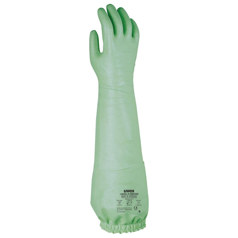 Safety gloves | uvex rubiflex S NB60SZ chemical protection glove
