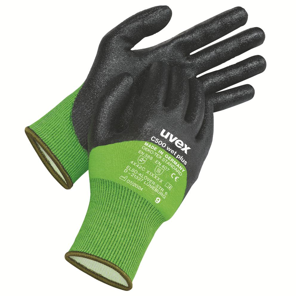 Safety gloves | uvex C500 wet plus cut protection glove