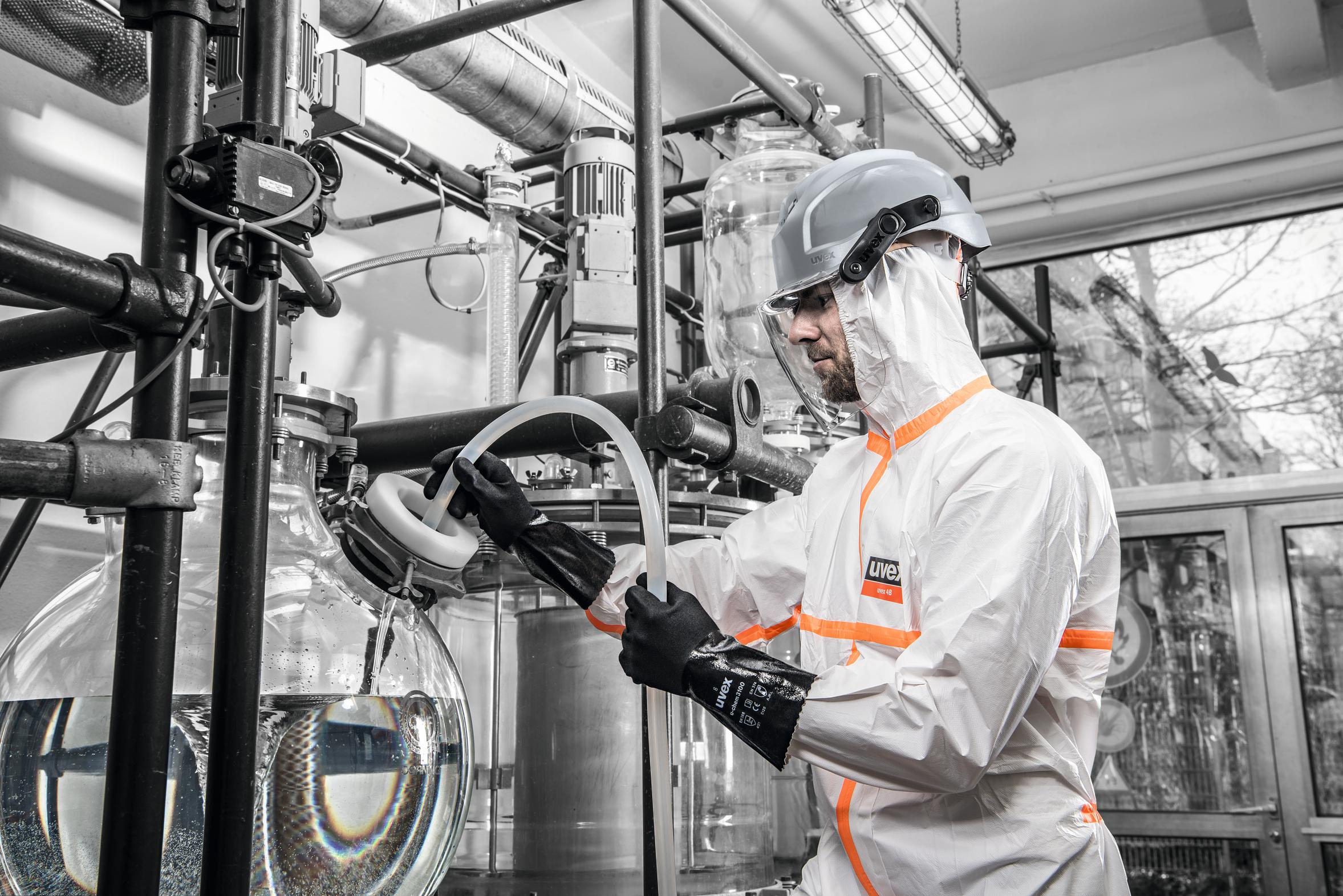 Safety gloves | uvex u-chem 3100 chemical protection glove