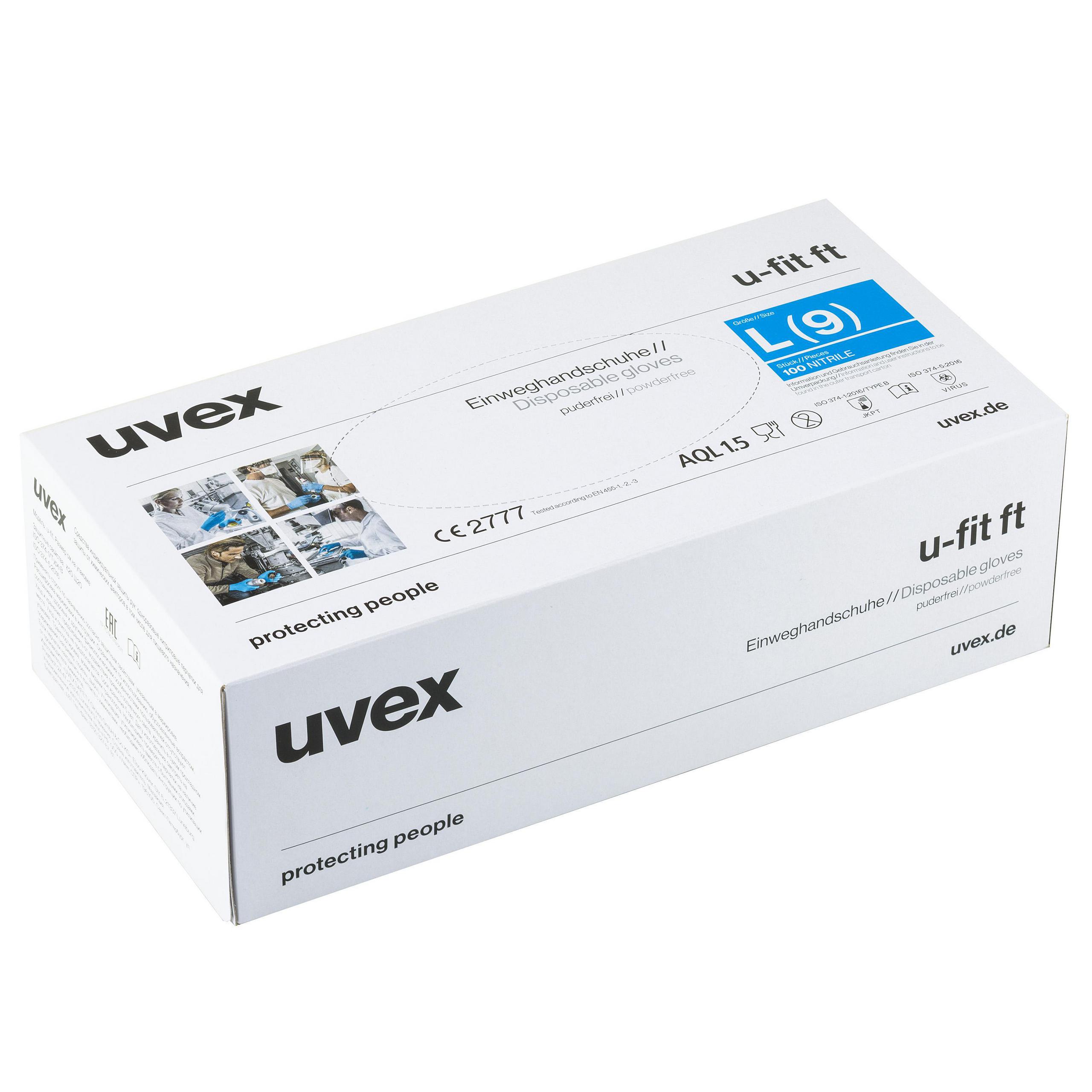 Safety gloves | uvex u-fit ft chemical protection glove