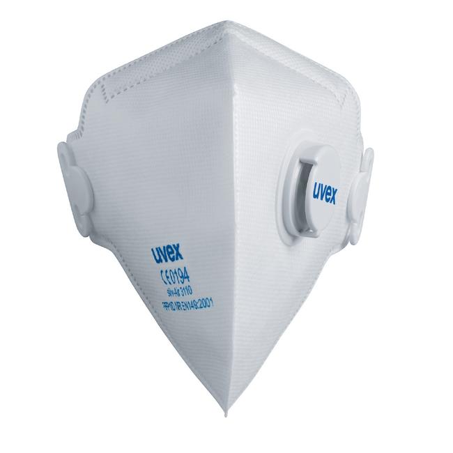 Masques de protection respiratoire | Masque pliable respiratoire FFP1 uvex silv-Air c 3110