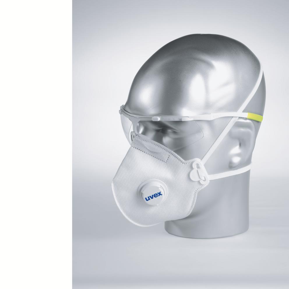 Masques de protection respiratoire | Masque pliable respiratoire FFP1 uvex silv-Air c 3110