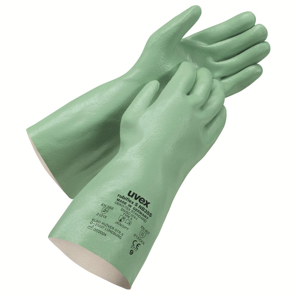 uvex rubiflex S NB35S chemical protection glove