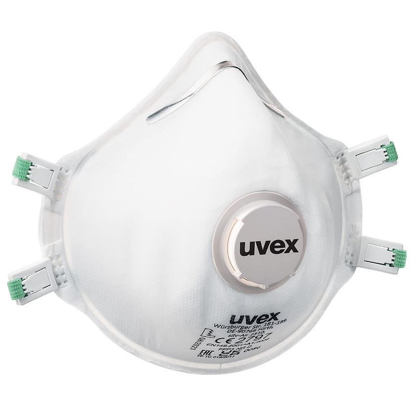 Masques de protection respiratoire | Masque de protection respiratoire coque FFP3 uvex silv-Air c 2310 planet
