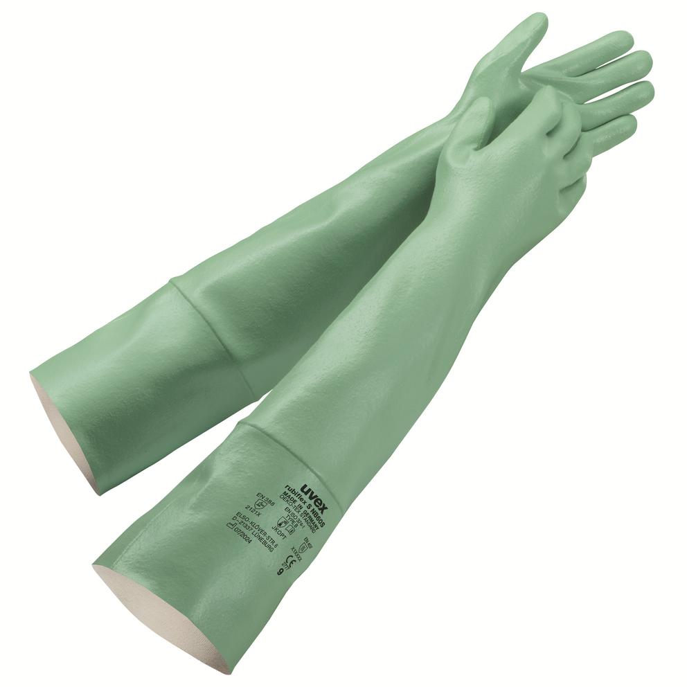 uvex rubiflex S NB60S chemical protection glove