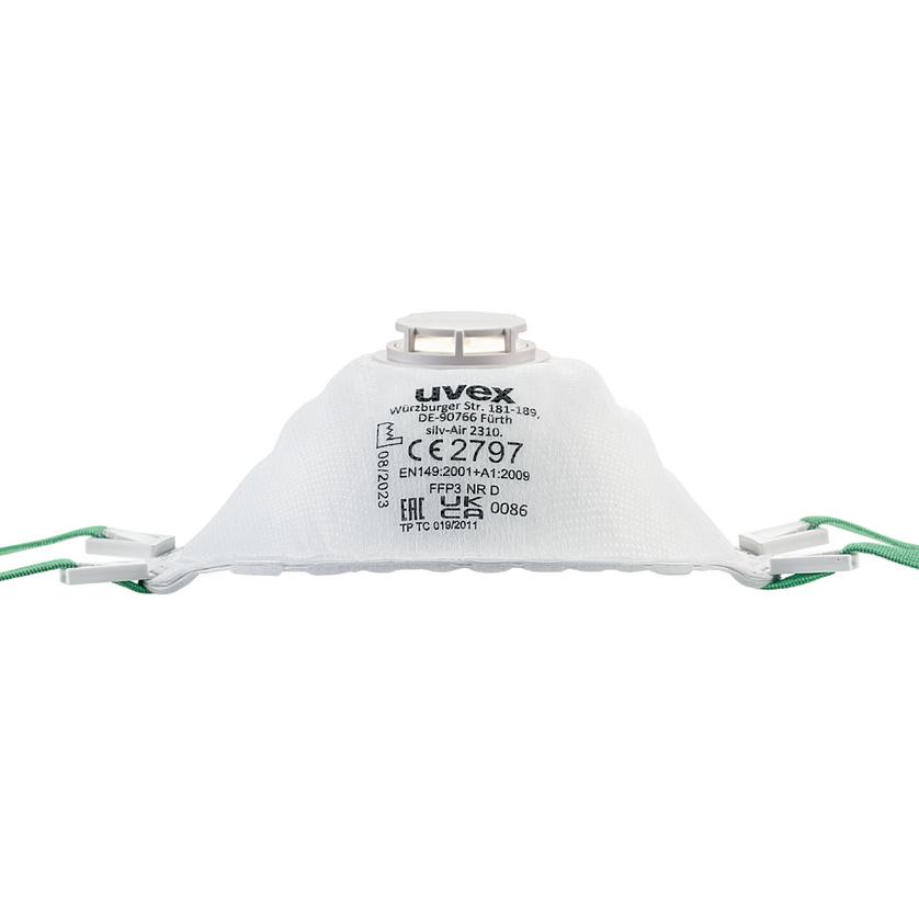Masques de protection respiratoire | Masque de protection respiratoire coque FFP3 uvex silv-Air c 2310 planet
