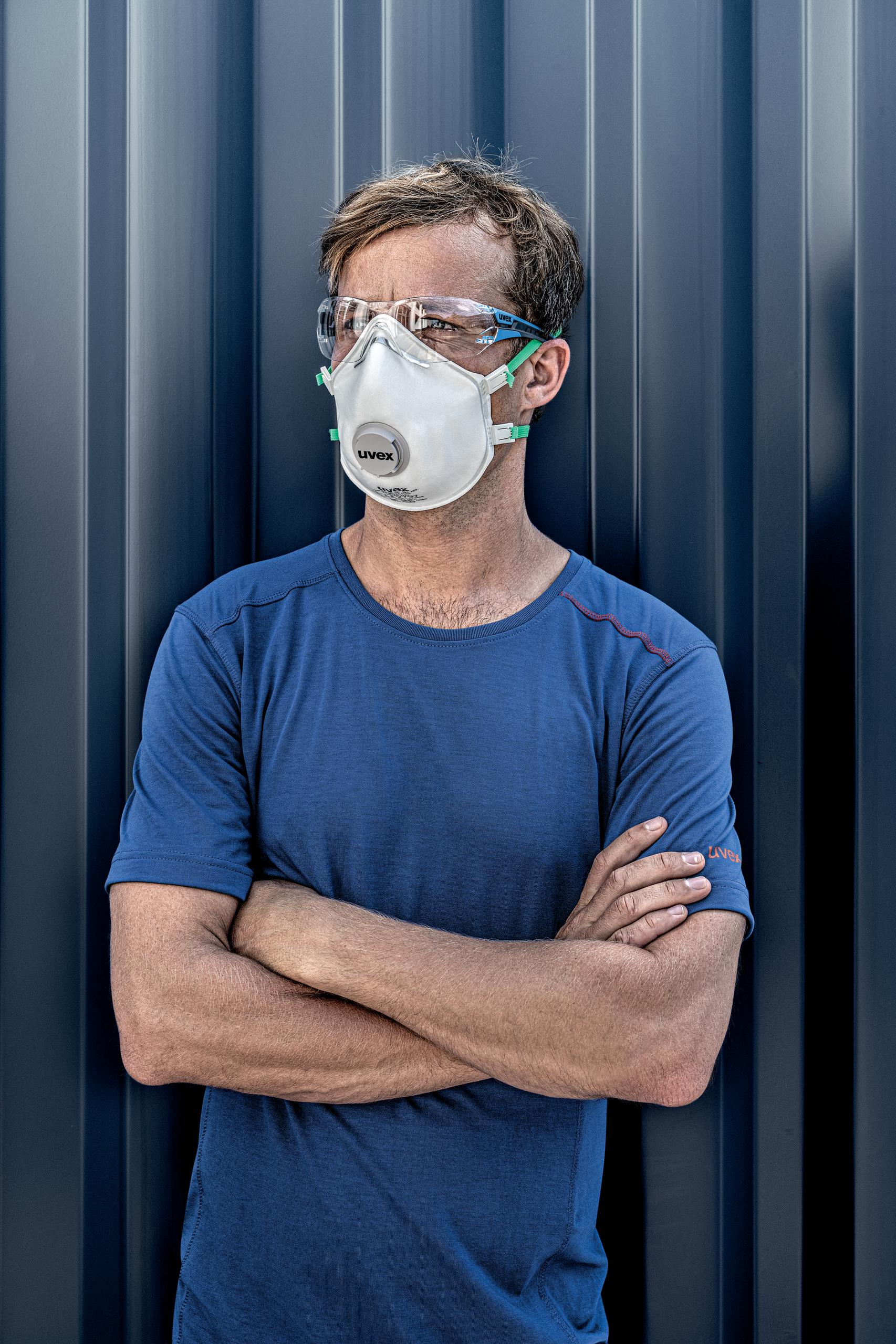 Masques de protection respiratoire | Masque de protection respiratoire coque FFP3 uvex silv-Air c 2310 planet