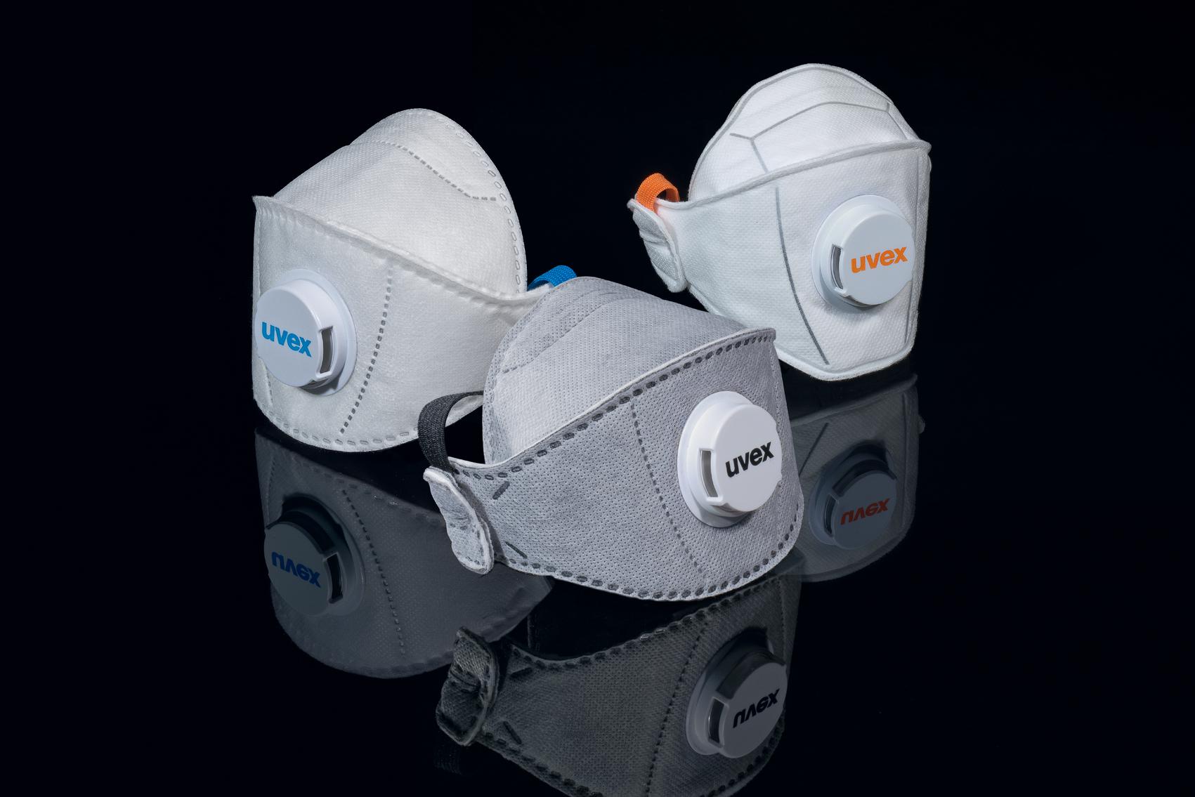Masques de protection respiratoire | Masque pliable respiratoire FFP1 uvex silv-Air 5110+ premium