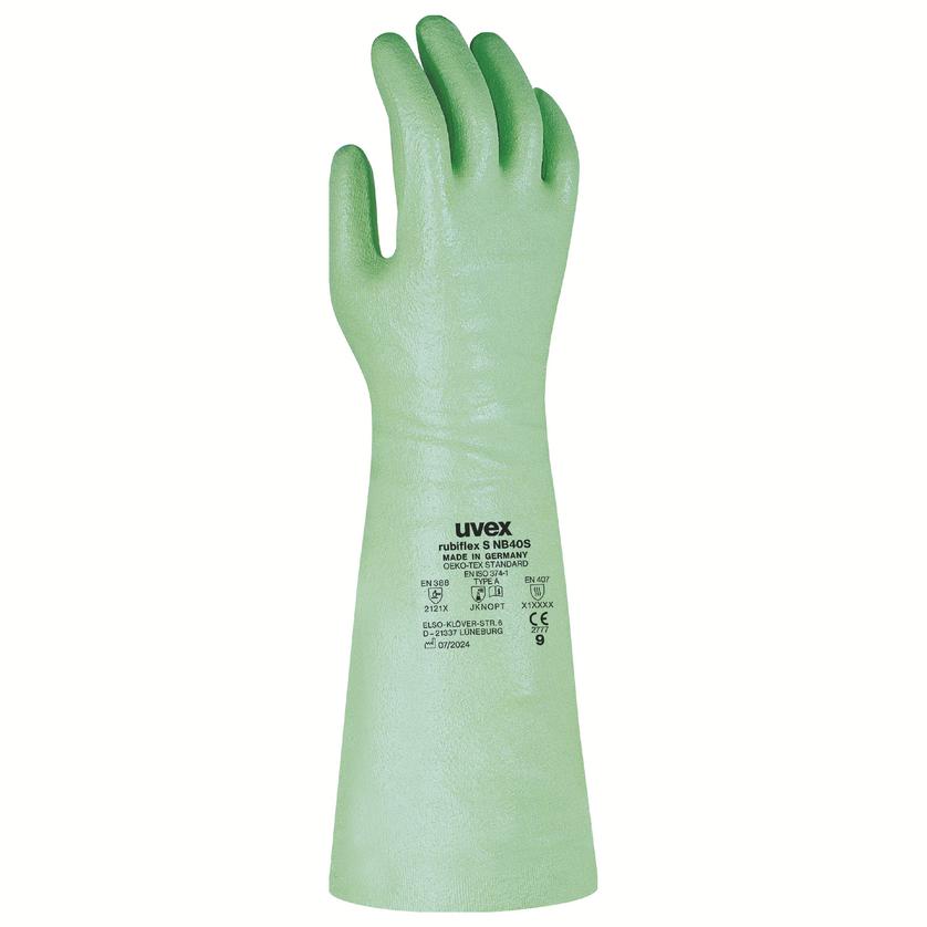 uvex rubiflex S NB40S chemical protection glove