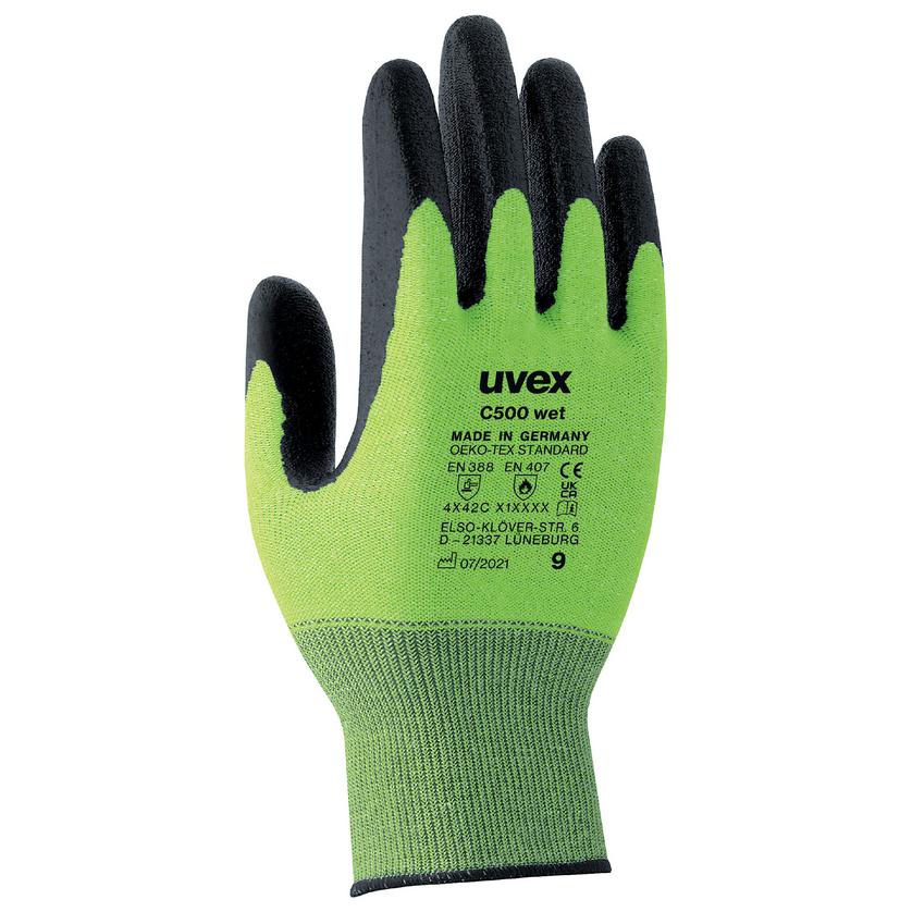 Safety gloves | uvex C500 wet cut protection glove