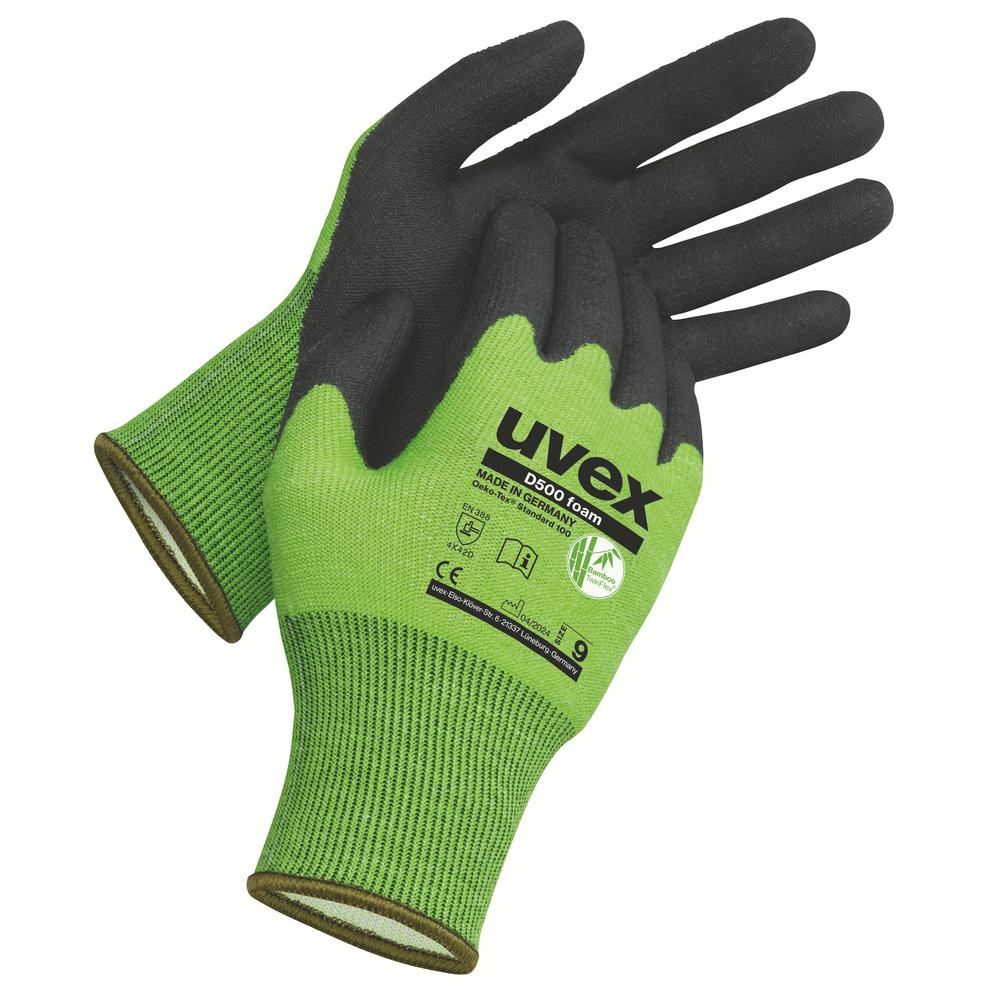 uvex D500 foam cut protection glove