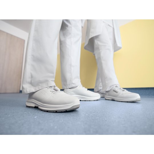 Safety footwear | uvex 1 sport white lace-up shoe S3 SRC