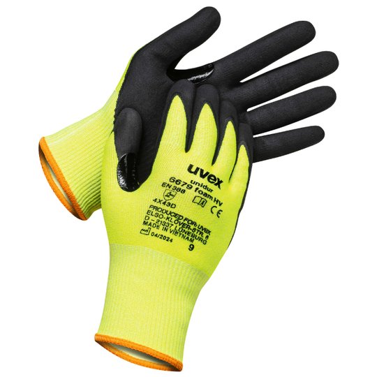 Safety gloves | uvex unidur 6679 foam HV