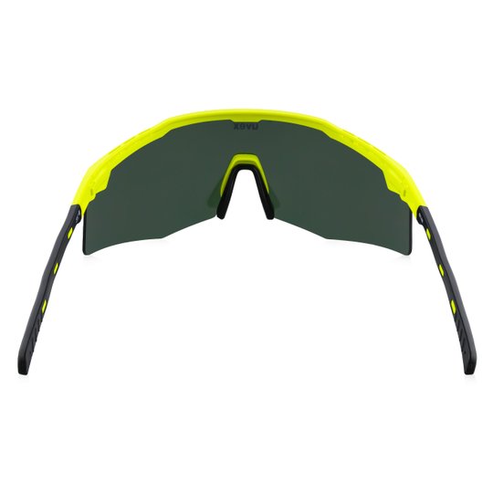 Safety Glasses | uvex apex safety glasses – Hi-Vis Yellow Frame / Purple Mirror Lens