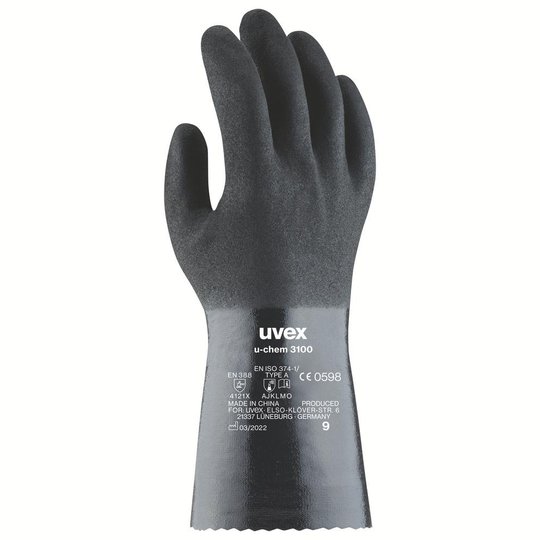 Safety gloves | uvex u-chem 3100 chemical protection glove