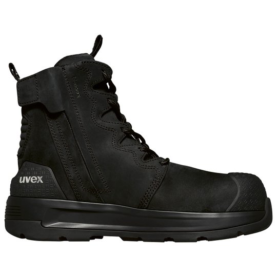 Work Boots | uvex 3 x-flow p zip penetration resistant work boots (Black)