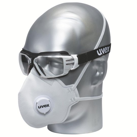 Adembeschermingsmaskers | FFP3-adembeschermingsvouwmasker uvex silv-Air c 3310