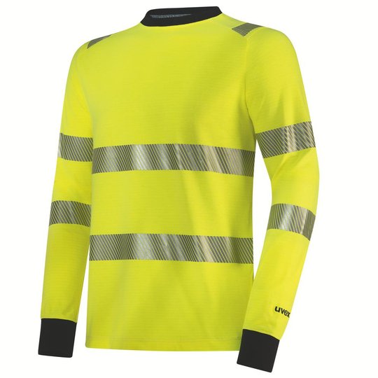 Îmbrăcăminte de protecţie şi îmbrăcăminte de lucru | Tricou cu mânecă lungă uvex suXXeed multifunction high vis