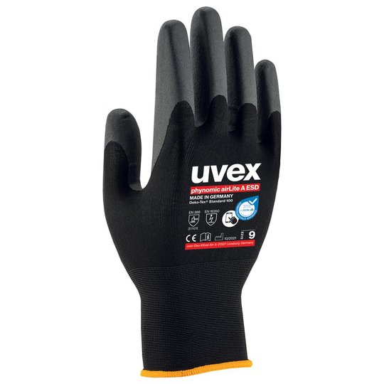 Safety gloves | Assembly gloves uvex phynomic airLite A ESD