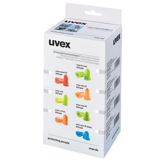 Hearing protection | uvex com4-fit refill box for "one 2 click" dispenser