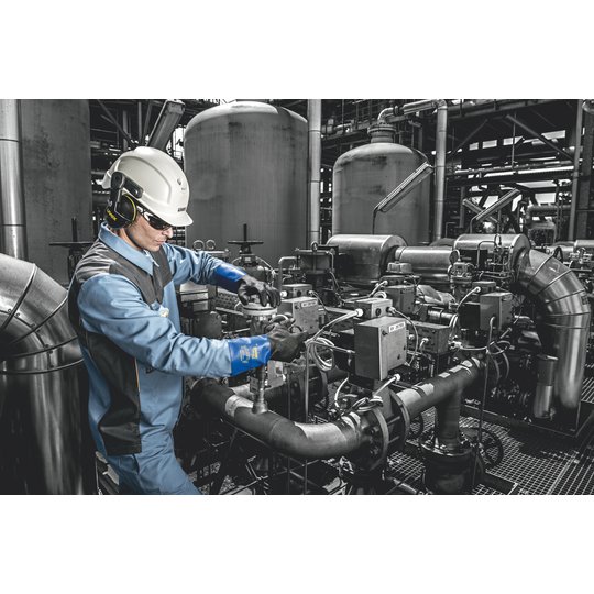 Safety gloves | uvex rubiflex S XG35B chemical protection glove