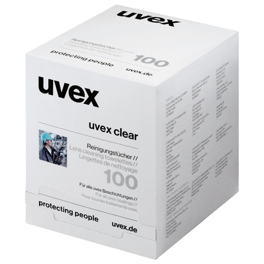uvex lens cleaning towelettes