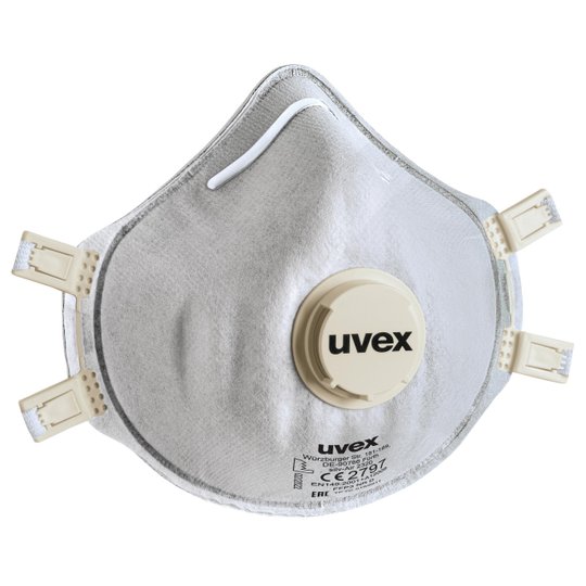 Masques de protection respiratoire | Masque coque de protection respiratoire FFP3 uvex silv-Air c 2320