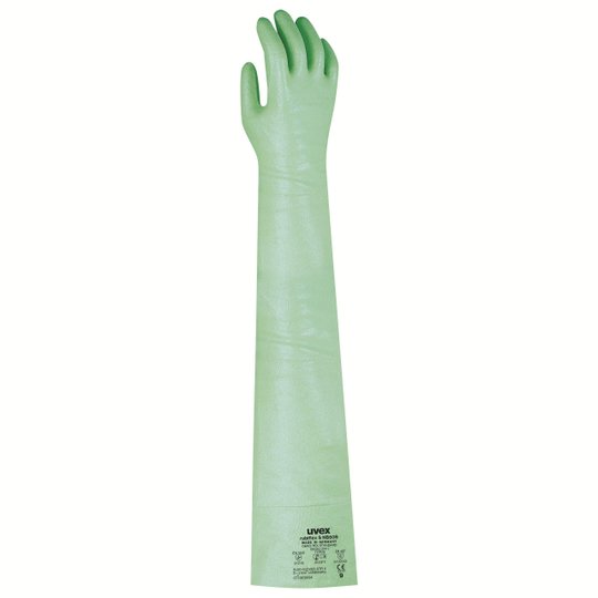 Schutzhandschuhe | Chemikalienschutzhandschuh uvex rubiflex S NB80S
