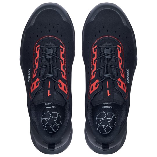 Uvex Sicherheits /Halbschuhe 1 X Craft S1 Pl SR 6800 | Schwarz | 39 (Weite 12) | 71 68003 036 39