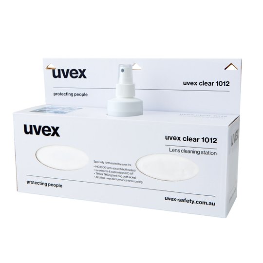 Safety Glasses | uvex disposable lens cleaning station