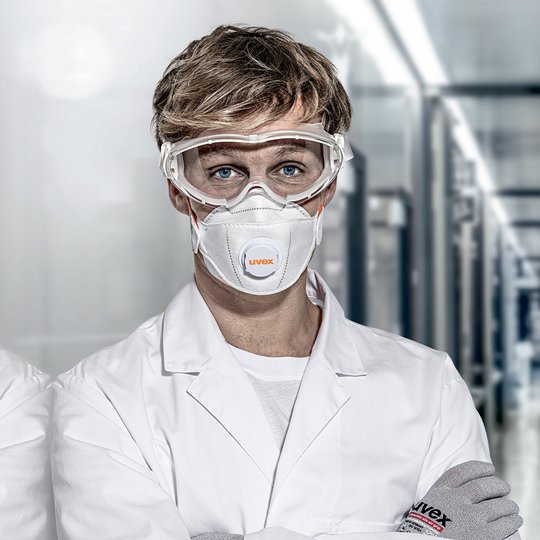 Respiratory protection | uvex silv-Air premium 5210+ FFP2 fold-flat mask