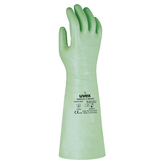 uvex rubiflex S NB40S chemical protection glove